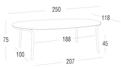 Овальный стол HPL Roberti Charme ARCH-00045693 - Вид №3