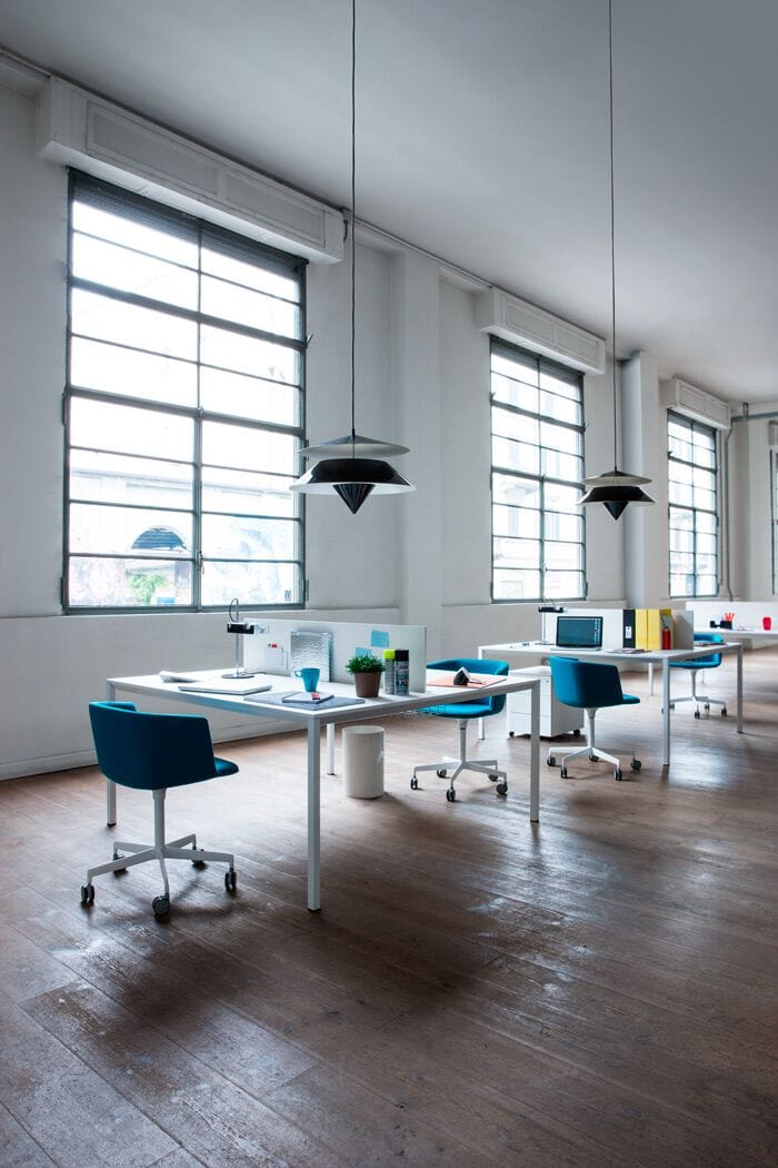 Регулируемая высота ткани поворотный стул с колесами Lapalma ARCH-00060053 - Вид №2