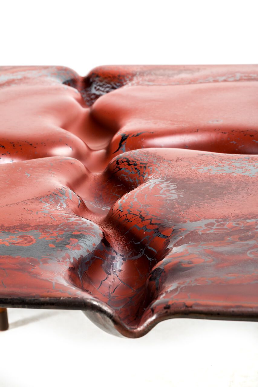 Стеклянный круглый журнальный столик PlusObject Mars ARCH-00009254