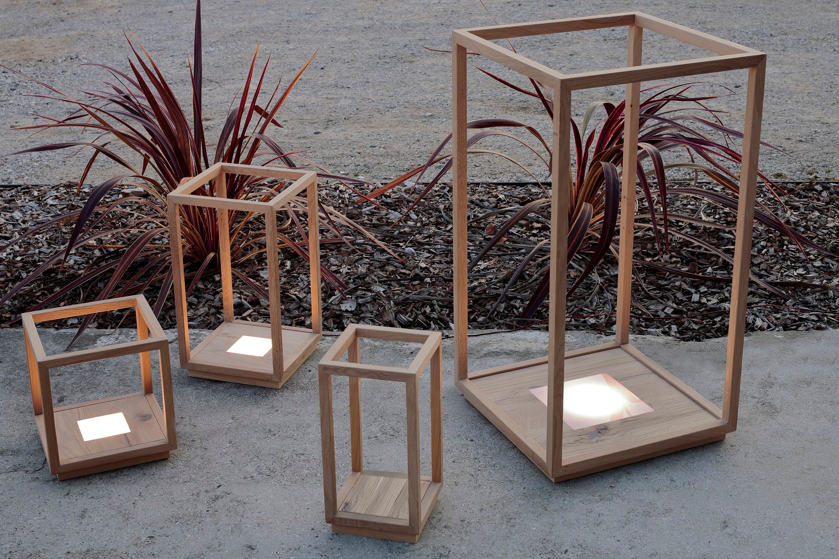 Напольная лампа из дуба Deodara Световой короб ARCH-00101203 - Вид №4