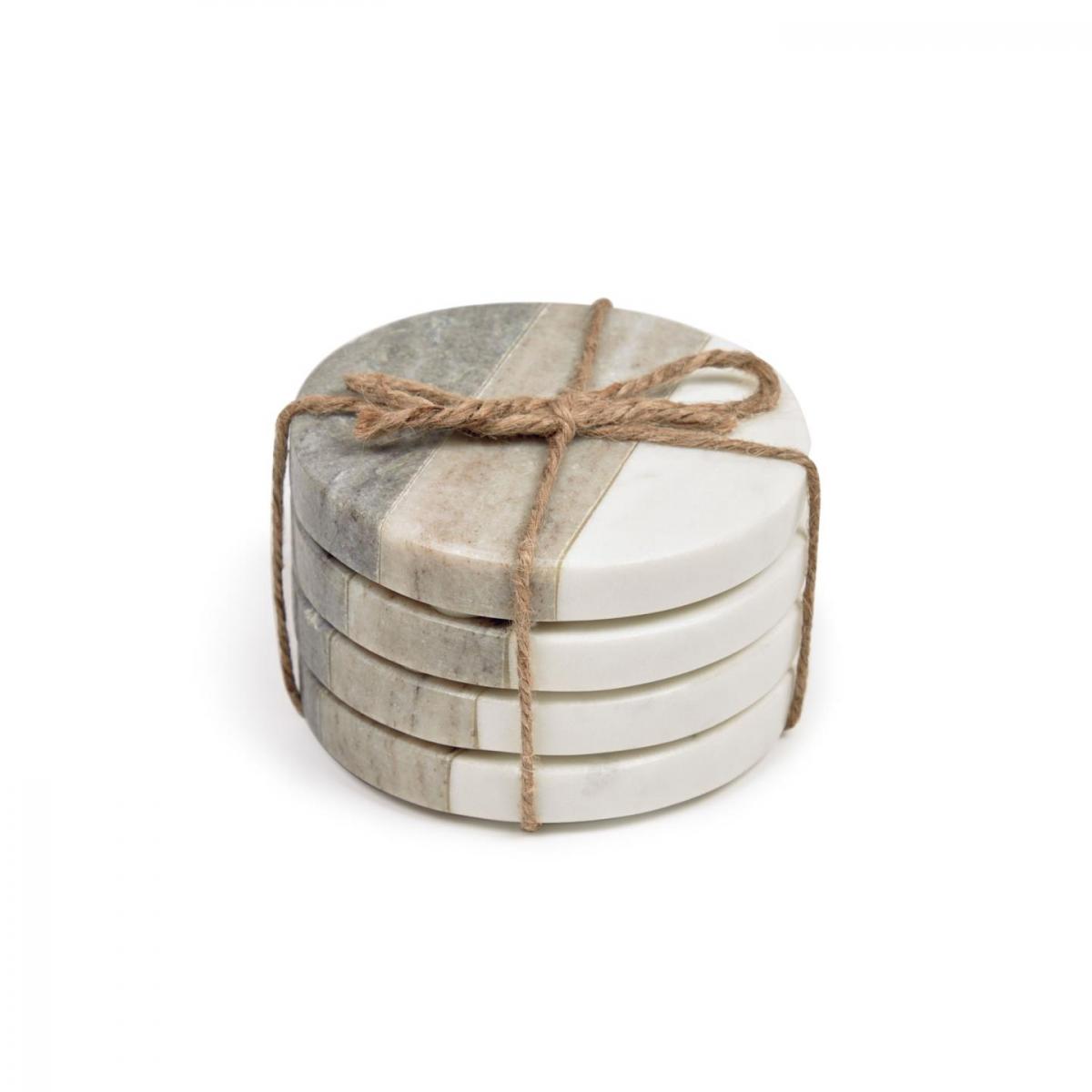 106383 Набор из 4 подставок из разноцветного мрамора La Forma Xamila  - Вид №1