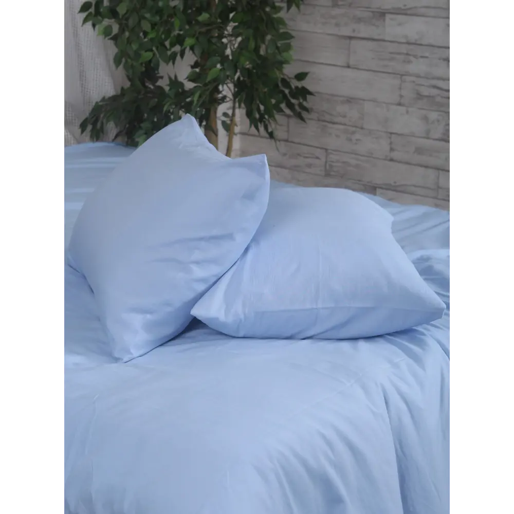 Комплект постельного белья Blue полутораспальный полисатин синий Santreyd STLM-2184469 - Вид №1