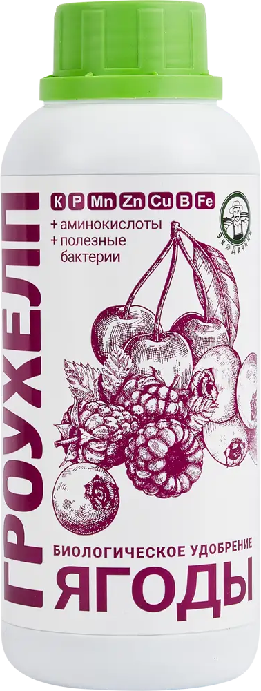 Экодачник Гроухелп — жидкое удобрение для плодово-ягодных культур 500 мл 86481314
