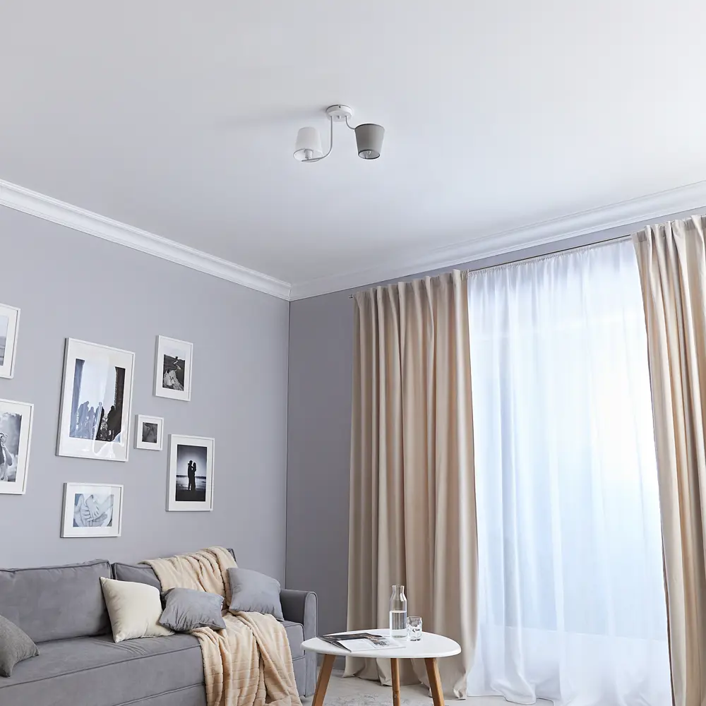 Люстра потолочная Chris 3154-312 2 лампы 6 м² цвет белый 86710901 STLM-2116689 Rivoli  - Вид №10