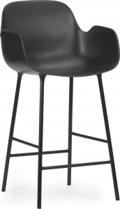 1402020 Кресло Bar 65 см Steel Black Normann Copenhagen Form