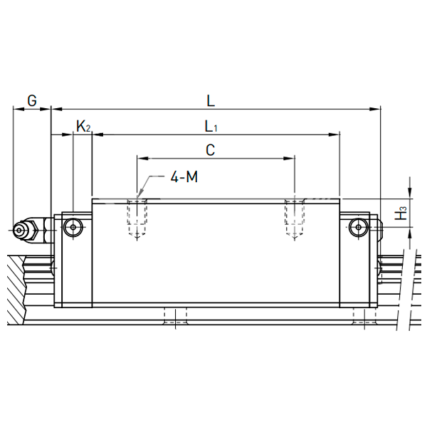 IS549 Каретка HGH25HAZAH ISKRA  - Вид №2