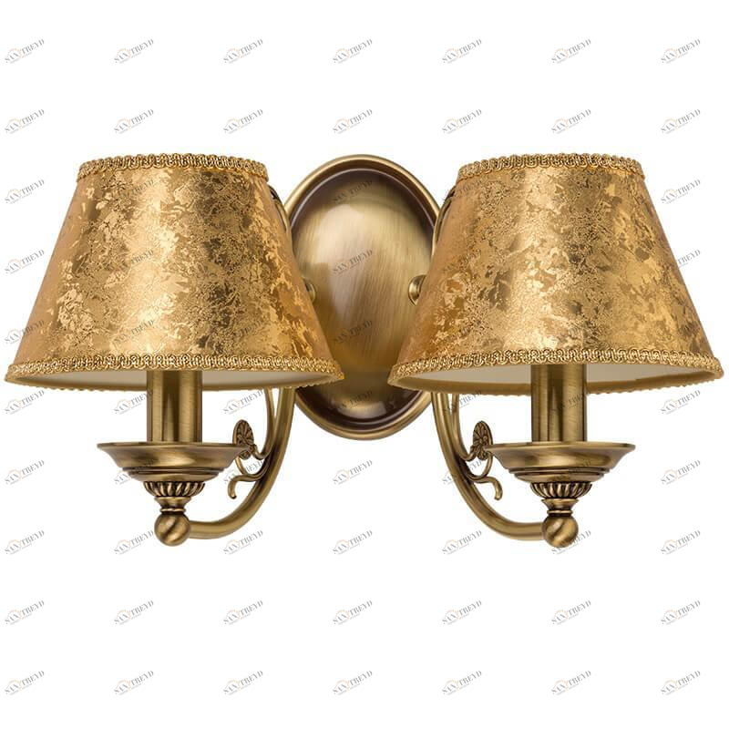 Бра настенное бронзовое Kutek Casamia Abazur CAS-K-2(P/A) KUTEK CASAMIA ABAZUR 00-3888942 Бронза 