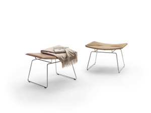 Кожаная подставка для ног