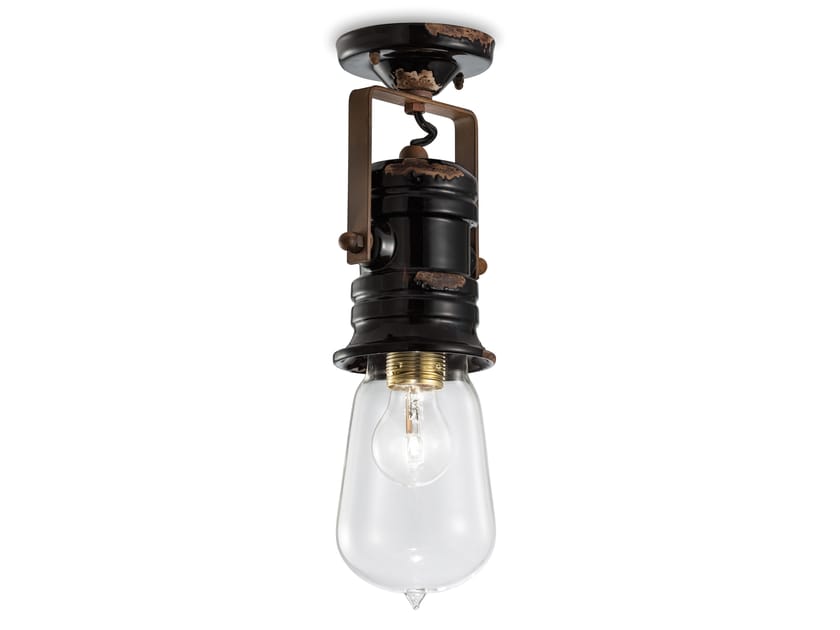 Круглый регулируемый керамический потолочный прожектор FERROLUCE ARCH-00068050