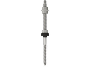 Винт с двойной резьбой из нержавеющей стали