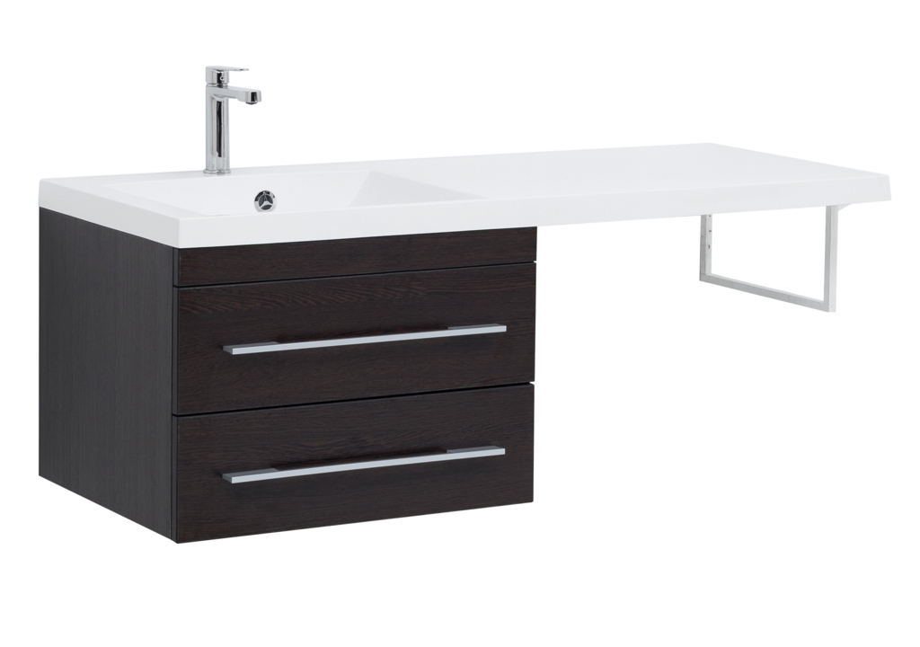 Тумба с раковиной Aquanet Нота 120 L венге 0017148400239565 - Вид №2