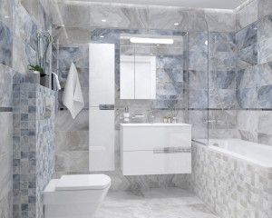 90813553 Керамическая плитка х9999219617 30x30см 0.09 м² цвет голубой Blues STLM-0394202 LAPARET