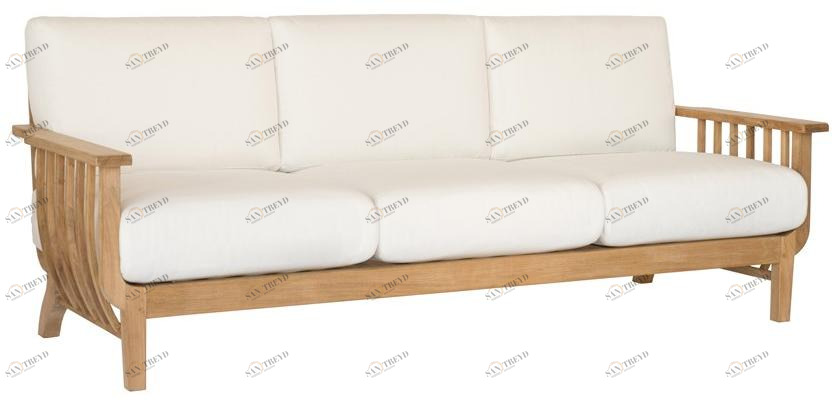 Unopiù Садовый диван из тика и акрила Chelsea Chdig/chcu04