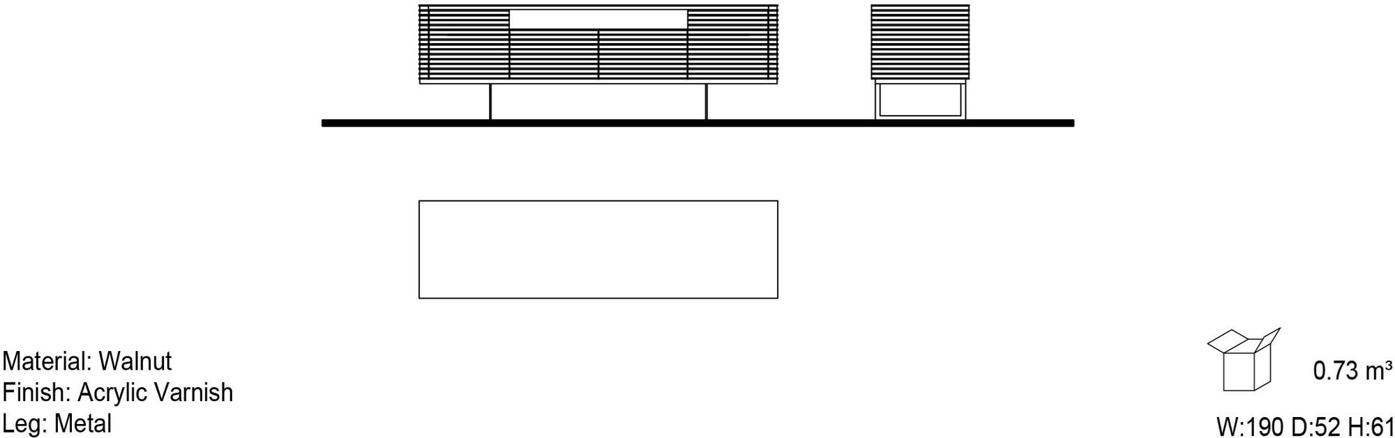 Mobi Тумба под ТВ из дерева Dublin sun-id-1488574 - Вид №2