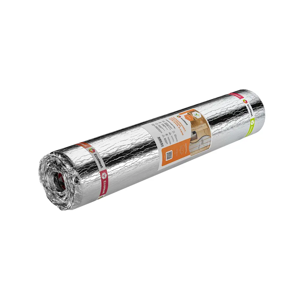 Изоляция отражающая EcoHeat для бань и саун 4x1000x6000 мм 6м2 Santreyd STLM-2117135 - Вид №4