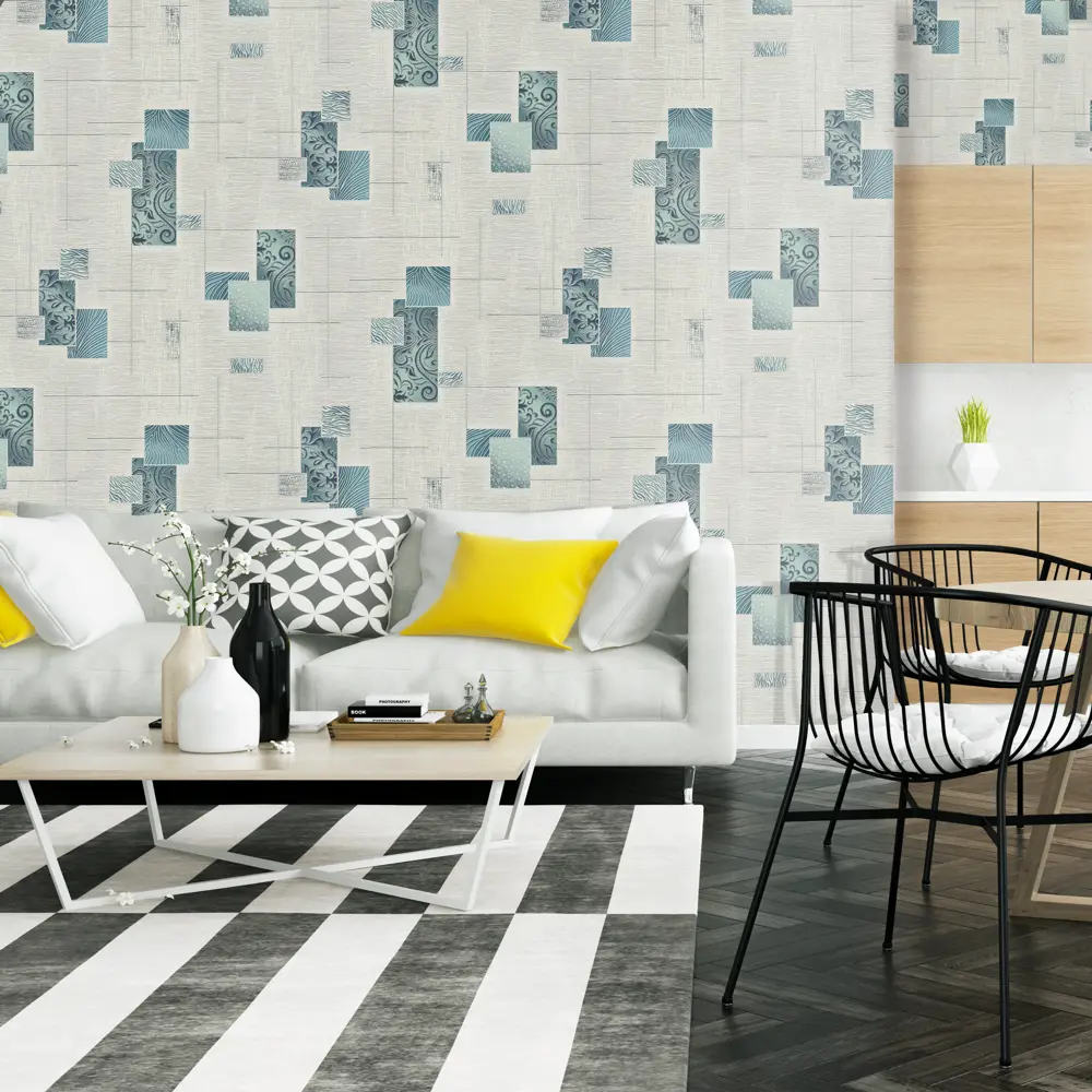 Обои виниловые Дакар бежевые 0.53 м обои Santreyd STLM-2164255 - Вид №3