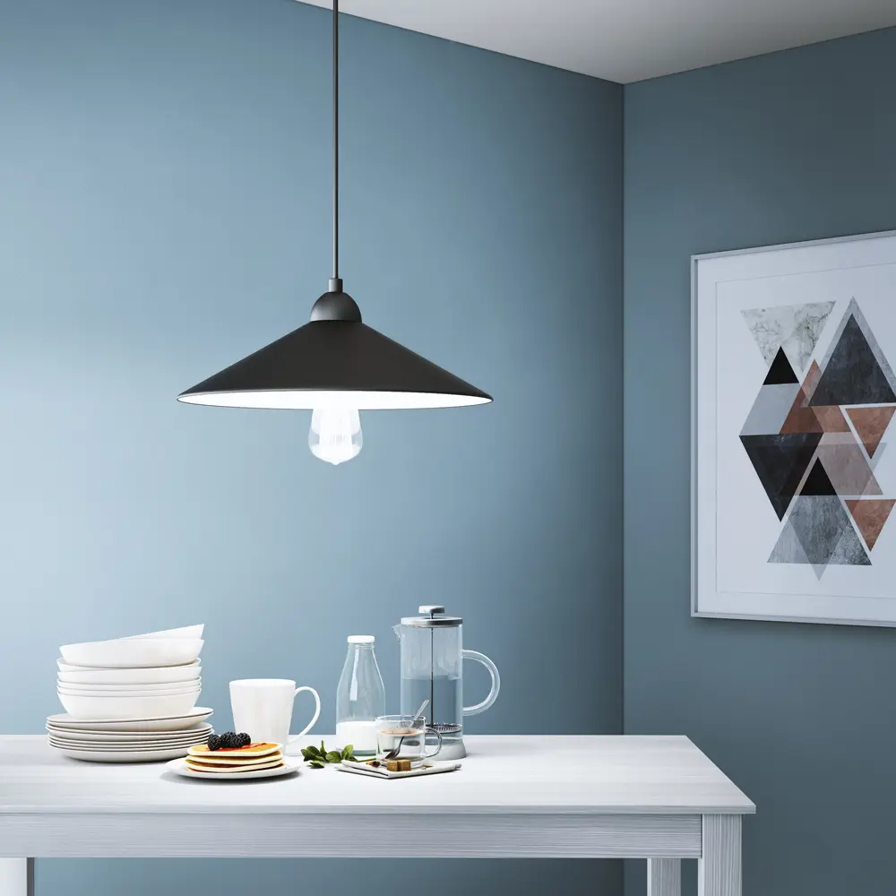 Светильник подвесной KREAFORTA Gapan цвет черный STLM-2175154 - Вид №11