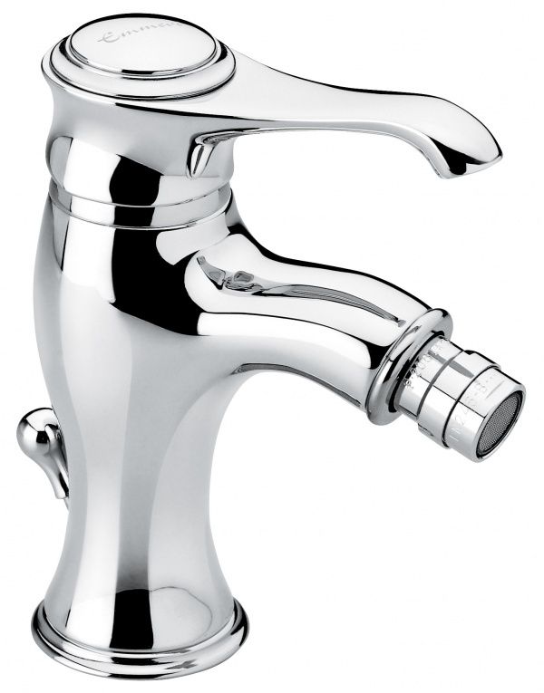 6004SC Смеситель Tiffany с донным клапаном для биде, цвет матовый хром-хром EMMEVI