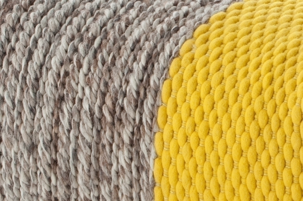 006709 Пуф Plait Yellow GAN Mangas Space  - Вид №2