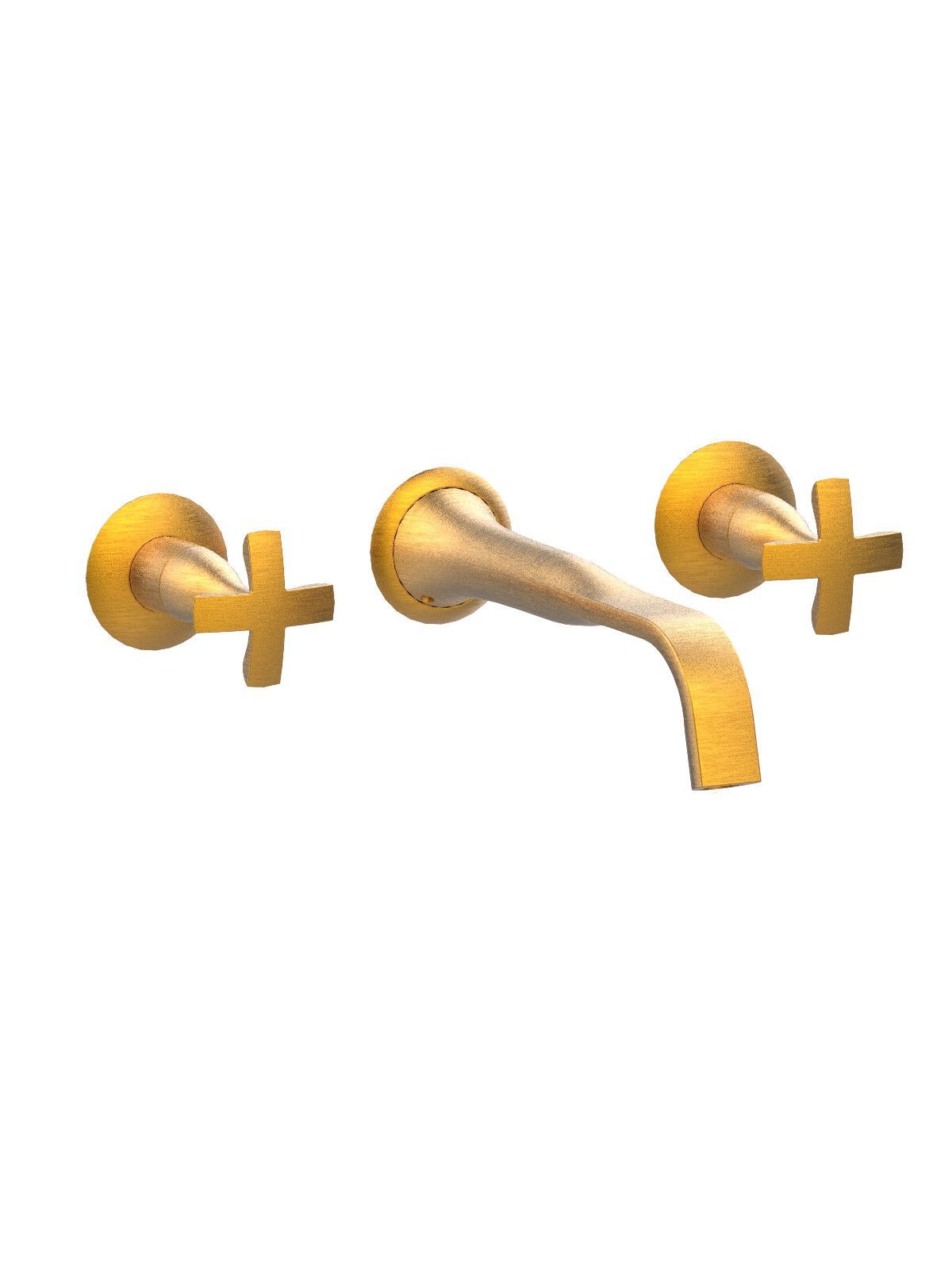 Настенный смеситель для раковины без слива с отдельными розетками Rubinetterie Frattini Lucrezia ARCH-00084520 - Вид №11