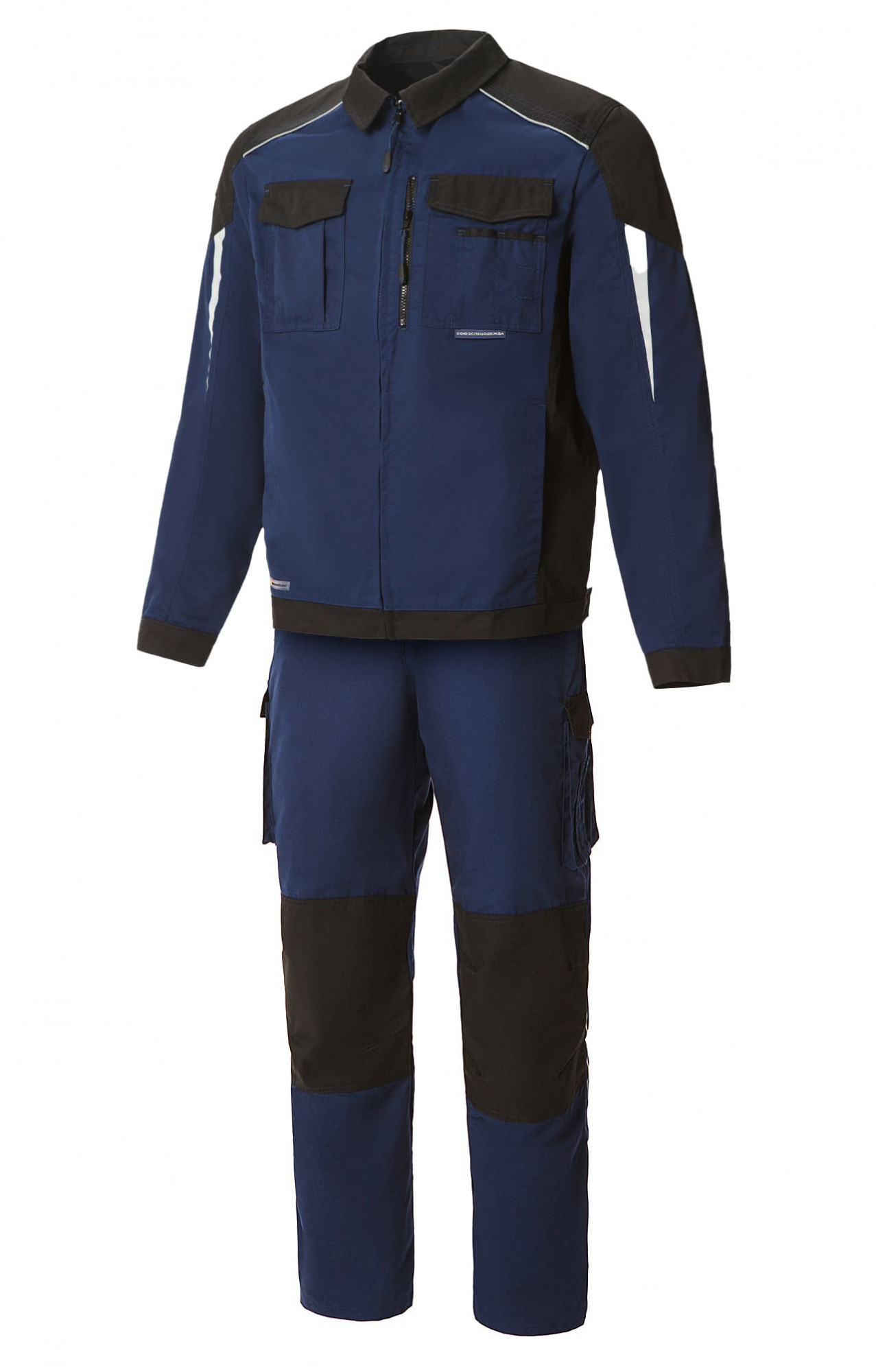 64617 Костюм  NEW 2 темно-синий с черным STATUS  Летняя спецодежда  размер 44-46/170-176 