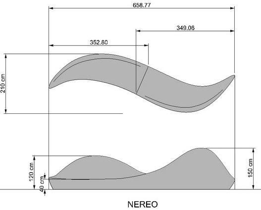 CEDRIMARTINI Модульная скамья со спинкой sun-id-1356189 - Вид №7