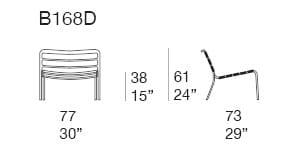 Штабелируемое садовое кресло Paola Lenti Эльба ARCH-00151070 - Вид №3