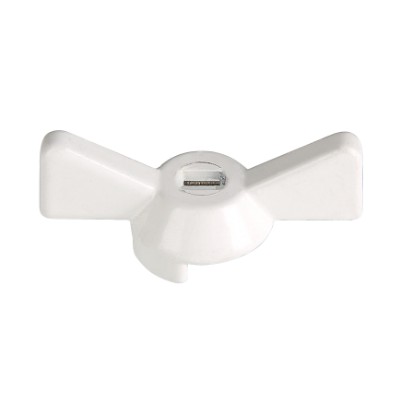 VT.220.W.04 Ручка-бабочка для крана белая Valtec 1/2"–3/4" 