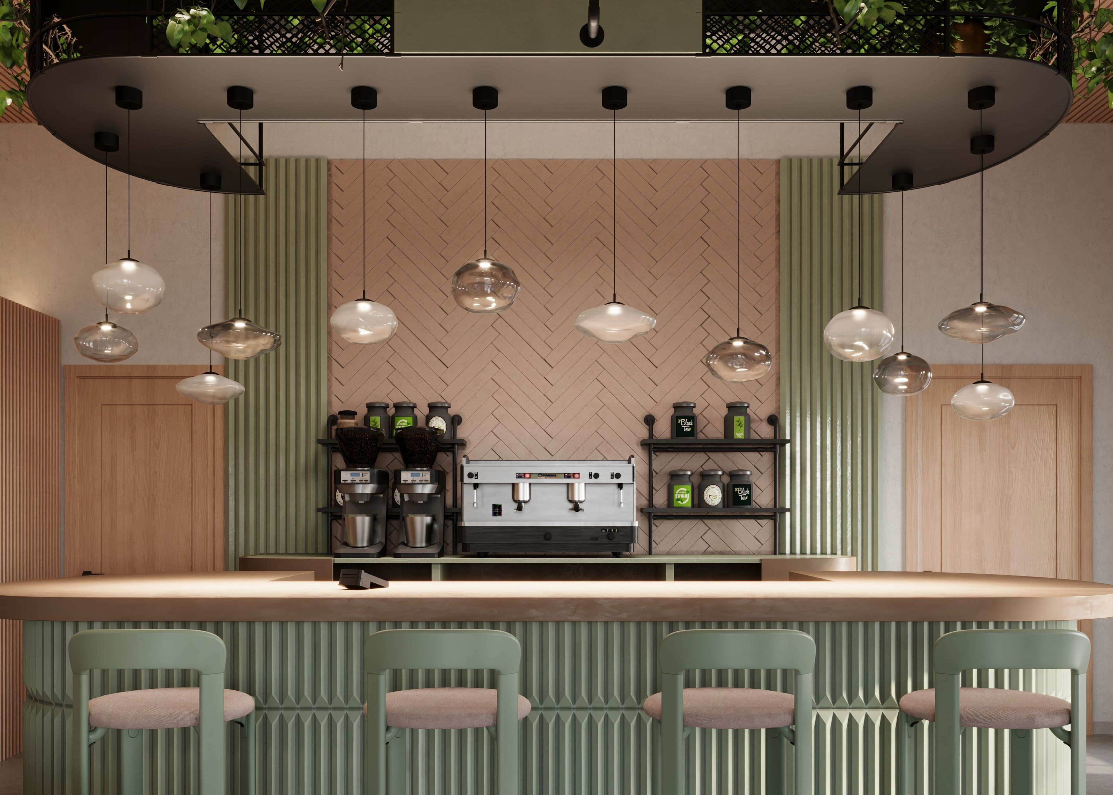 Подвесной светильник из дутого стекла Cangini & Tucci Mark ARCH-00093794 - Вид №3