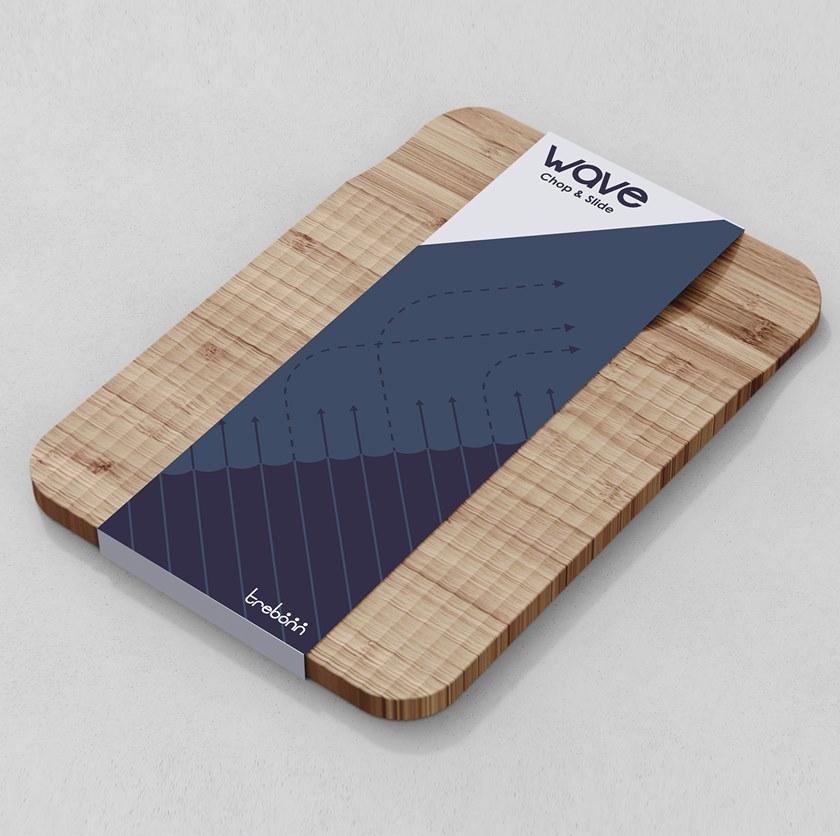 Trebonn Разделочная доска из бамбука с направляющим узором  1020106  - Вид №5