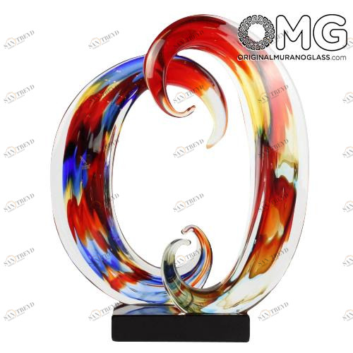 2242 ORIGINALMURANOGLASS Скульптура из муранского стекла 11 см 