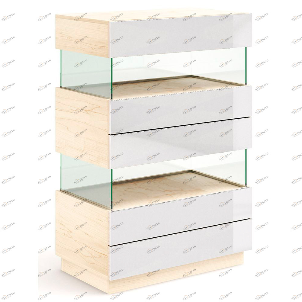 Комод белый "Фрэнк-2" GRAUM ДИЗАЙНЕРСКИЕ 304011 Бежевый;белый 