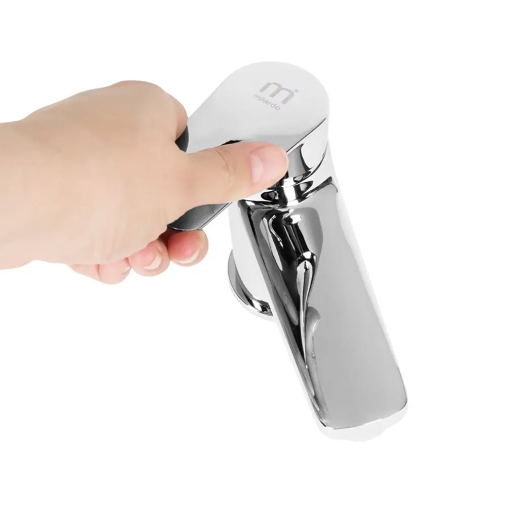 Смеситель для раковины Milardo Niagara NIASB00M01-L однорычажный цвет хром STLM-2192257 - Вид №3