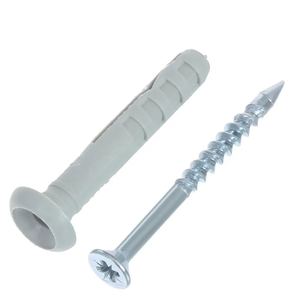 Дюбель-гвоздь гриб Standers 6x40 мм нейлон цвет серый 10 шт STLM-2000552