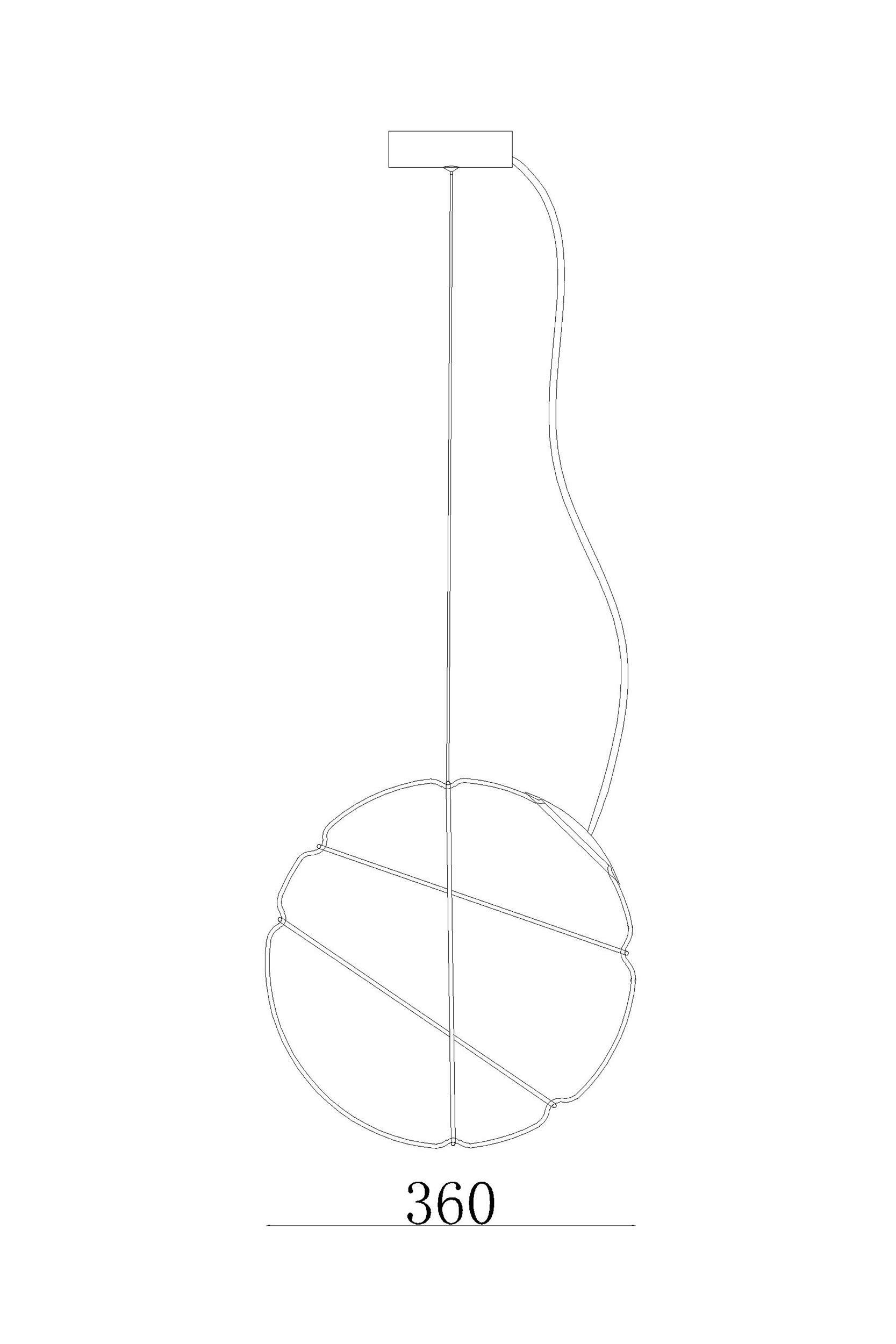 2000983200341 Подвесной светильник Clew ELECTRORETRO  - Вид №1