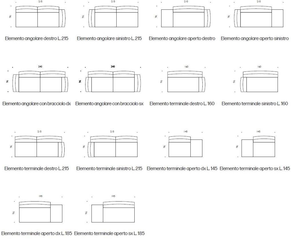 Driade Секционный кожаный диван Neil sun-id-1436250 - Вид №3