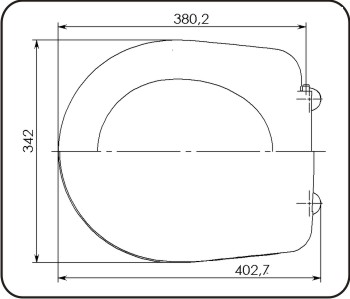 16828 Крышка сиденье для унитаза УКЛАД  - Вид №1