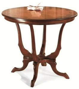 SCAPPINI & C Круглый деревянный стол для гостиной с основанием 4 звезды 35th anniversary 972