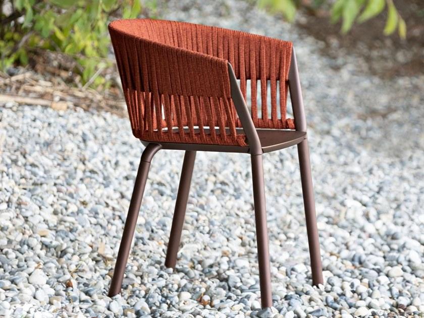 FAST Садовый стул из алюминия и ткани с подлокотниками Ria 7601 - 7602 - Вид №4