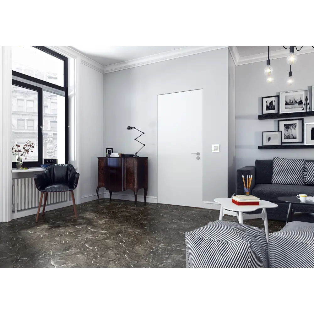 Ламинат «Гранит черный» водостойкость 48 часов 32 класс 4 фаски толщина 8 мм 2.368 м² Classen STLM-2101016 - Вид №6