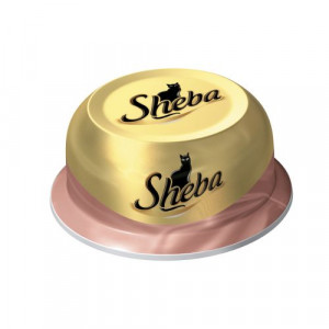 ПР0030533 Корм для кошек Мясо курицы с уткой конс. 80г SHEBA