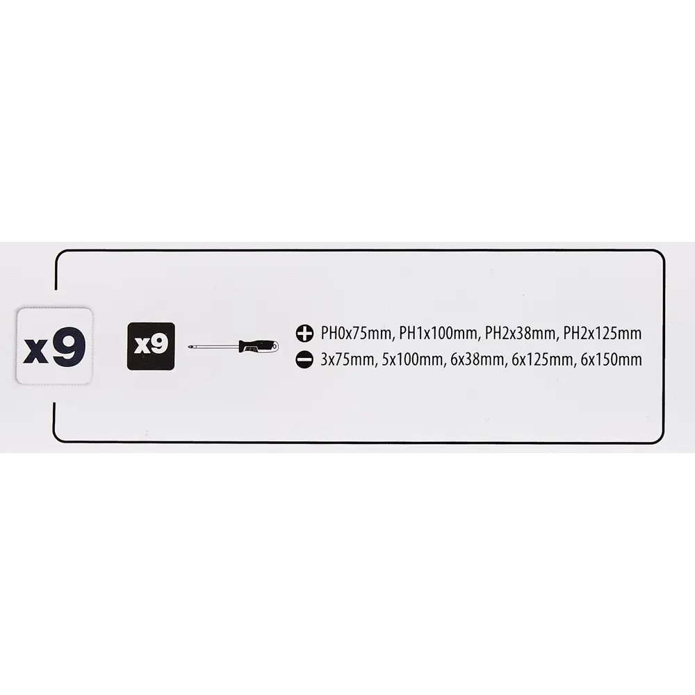 Набор отверток, 9 шт Santreyd STLM-2030393 - Вид №3