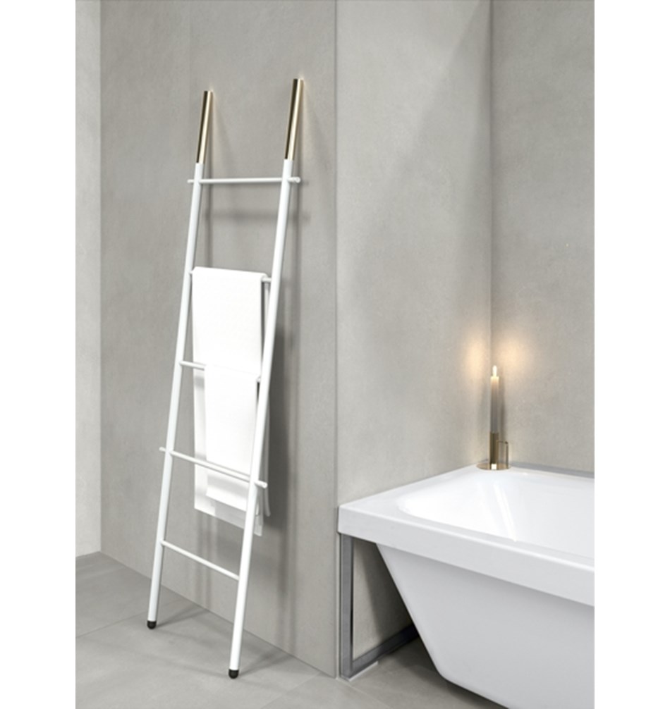 FROST БУКТО Лестница » белый / золотой Сталь / нержавеющая сталь Белое золото U6009-GW  - Вид №1