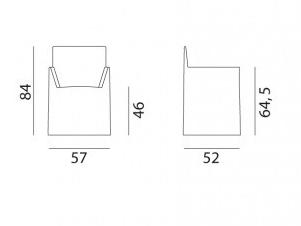 Gervasoni Кресло со съемным чехлом из ткани Ghost sun-id-1429711 - Вид №10