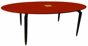 Garbarino Обеденный стол из лакированного дерева овальной формы Mesa Mesa el c