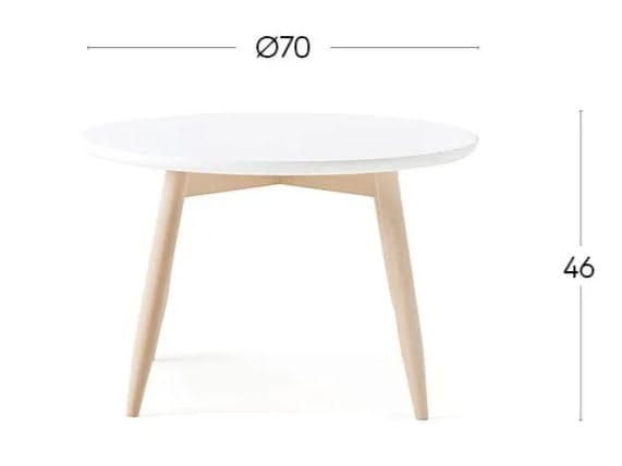 Низкий круглый журнальный столик Billiani Spy ARCH-00036365 - Вид №3