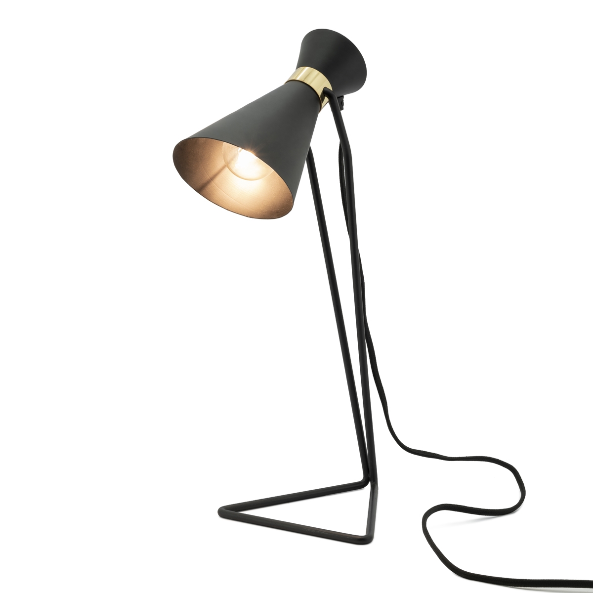 500292-93 ABHIKA СЧИТЫВАНИЕ НАСТОЛЬНОЙ ЛАМПЫ BLACK/GOLD  - Вид №1