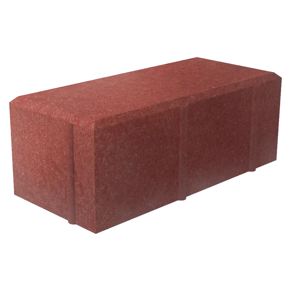 Тротуарная плитка Кирпичик 200x100x60 мм красный Santreyd STLM-2058105