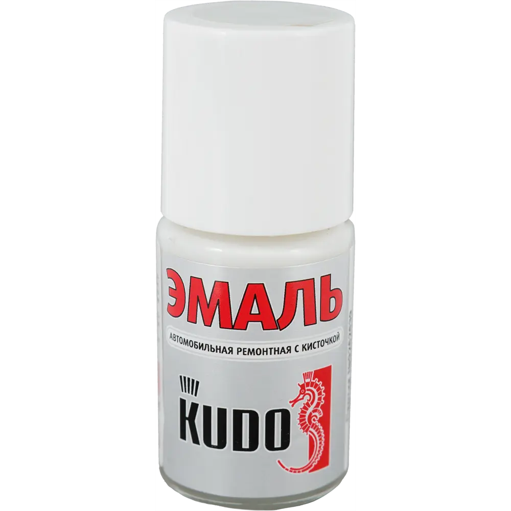 Эмаль автомобильная Kudo с кисточкой цвет белое облако 15Мл STLM-2135808