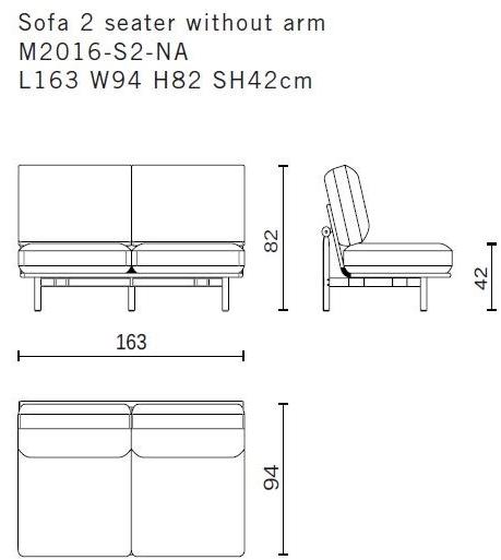 District Eight Модульный диван в дубе Stilt M2016  - Вид №15